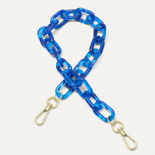 Rothys The Shoulder Strap in Cobalt Chain