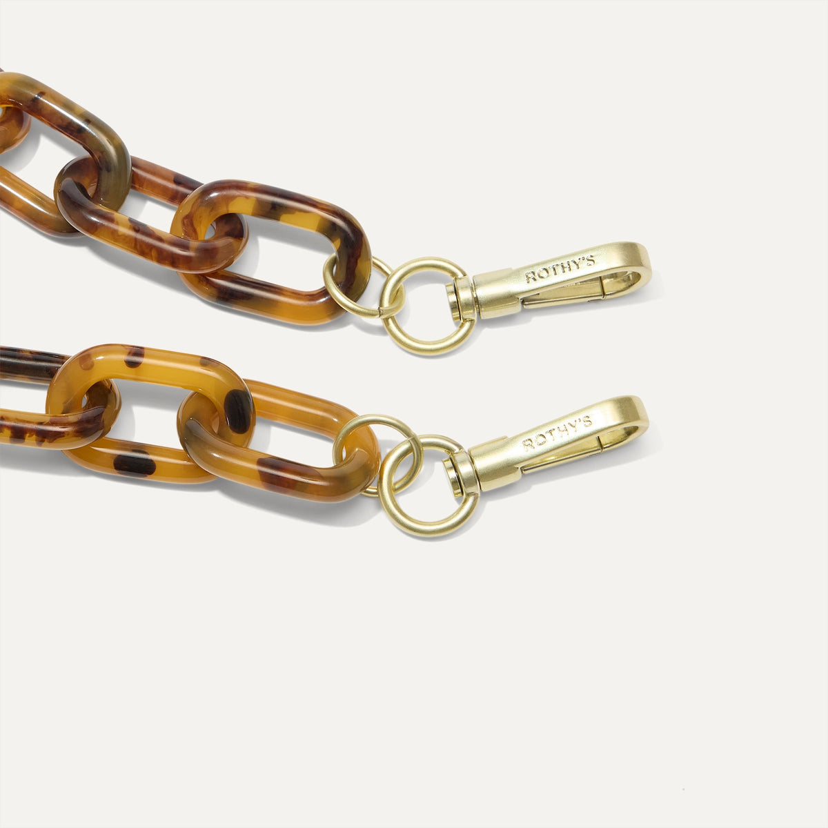 Rothys The Shoulder Strap in Tortoise Chain