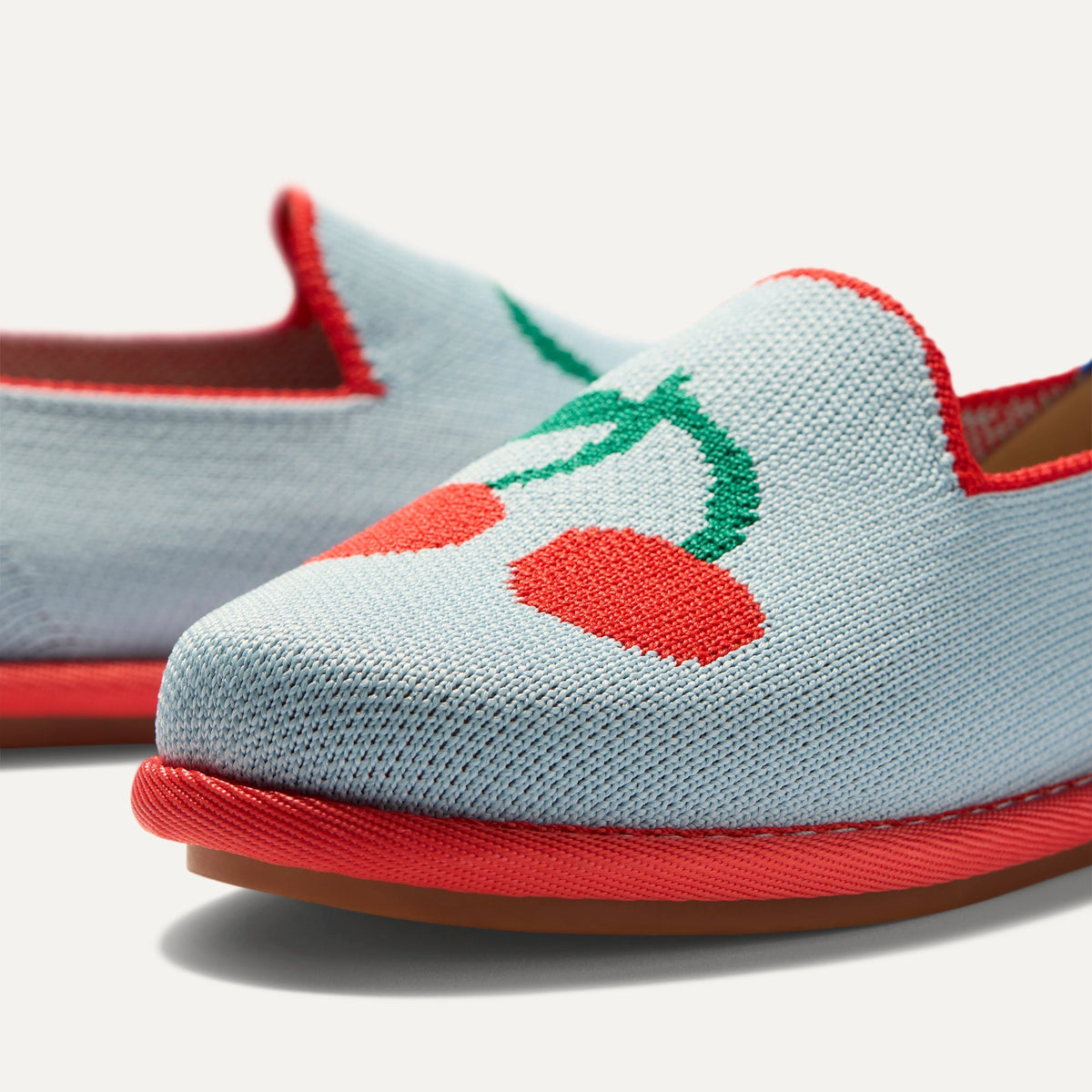 Rothys The Mini Loafer in Cherry Blue