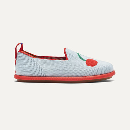 Rothys The Mini Loafer in Cherry Blue