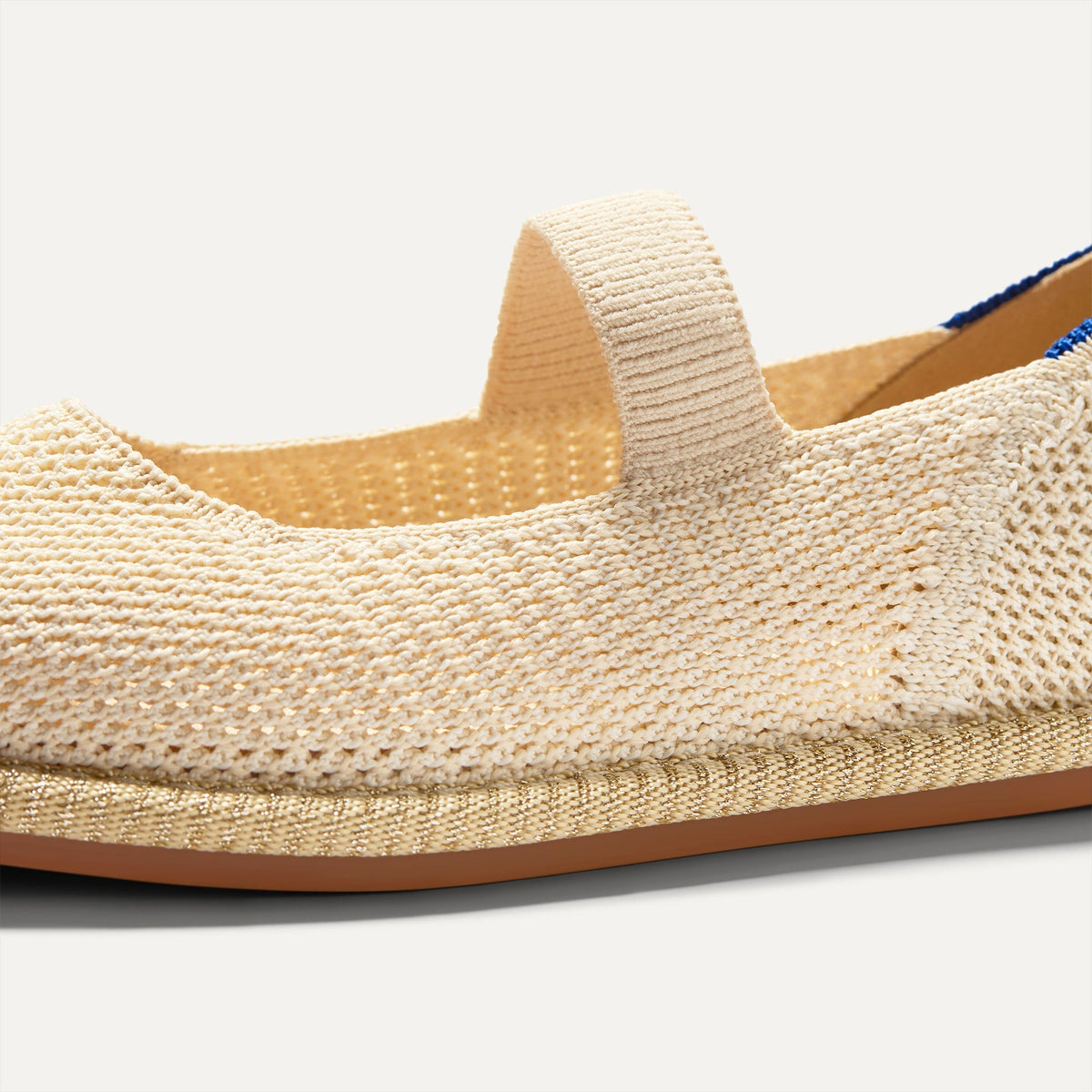 Rothys Girls' Mini Mary Jane in Opal Raffia-Knit