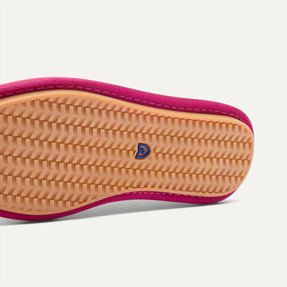 Rothys Girls' Mini Mary Jane in Raspberry Stripe