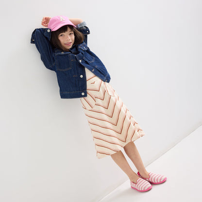 Rothys The Mini Loafer in Sorbet Stripe