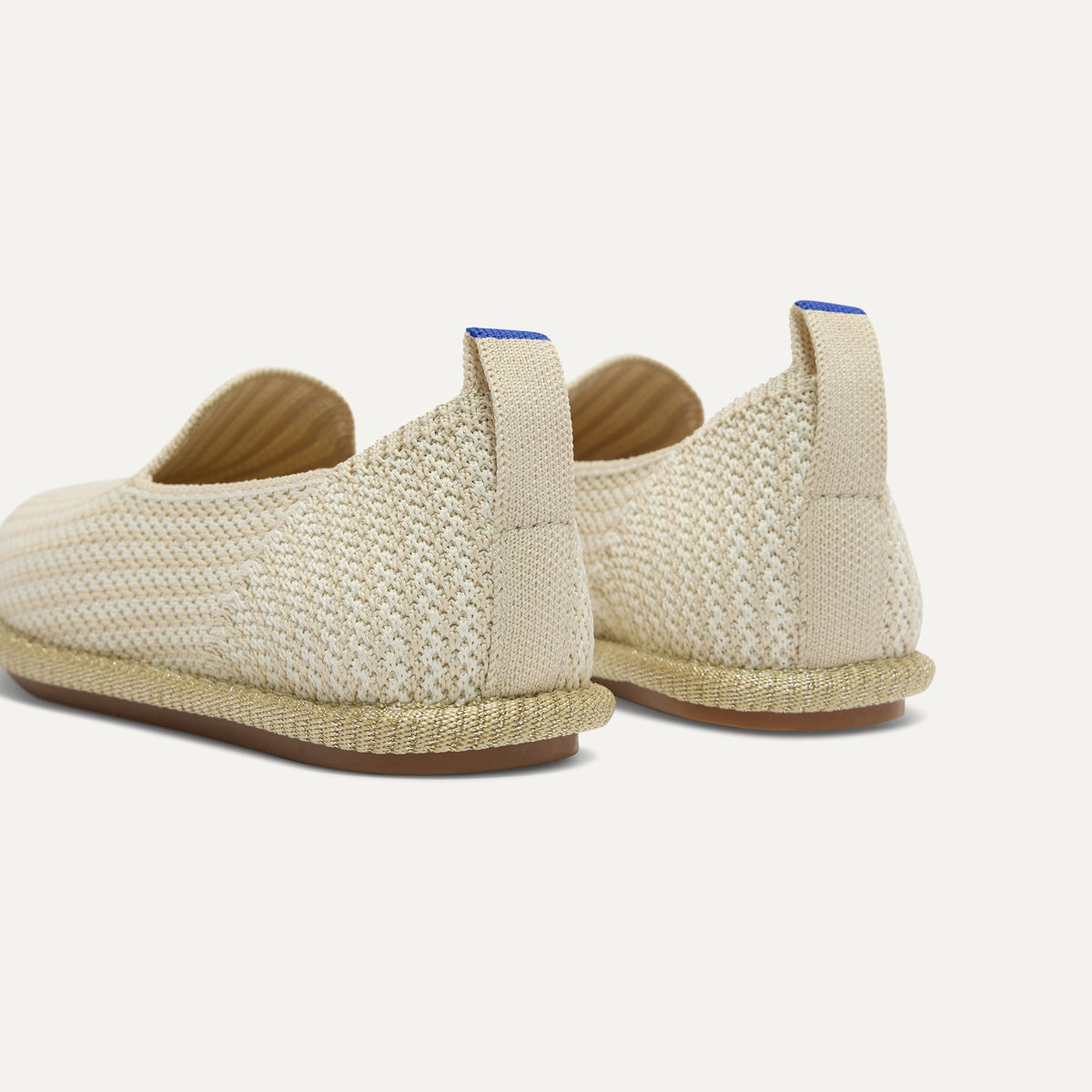 Rothys The Mini Loafer in Cream Puff Stripe