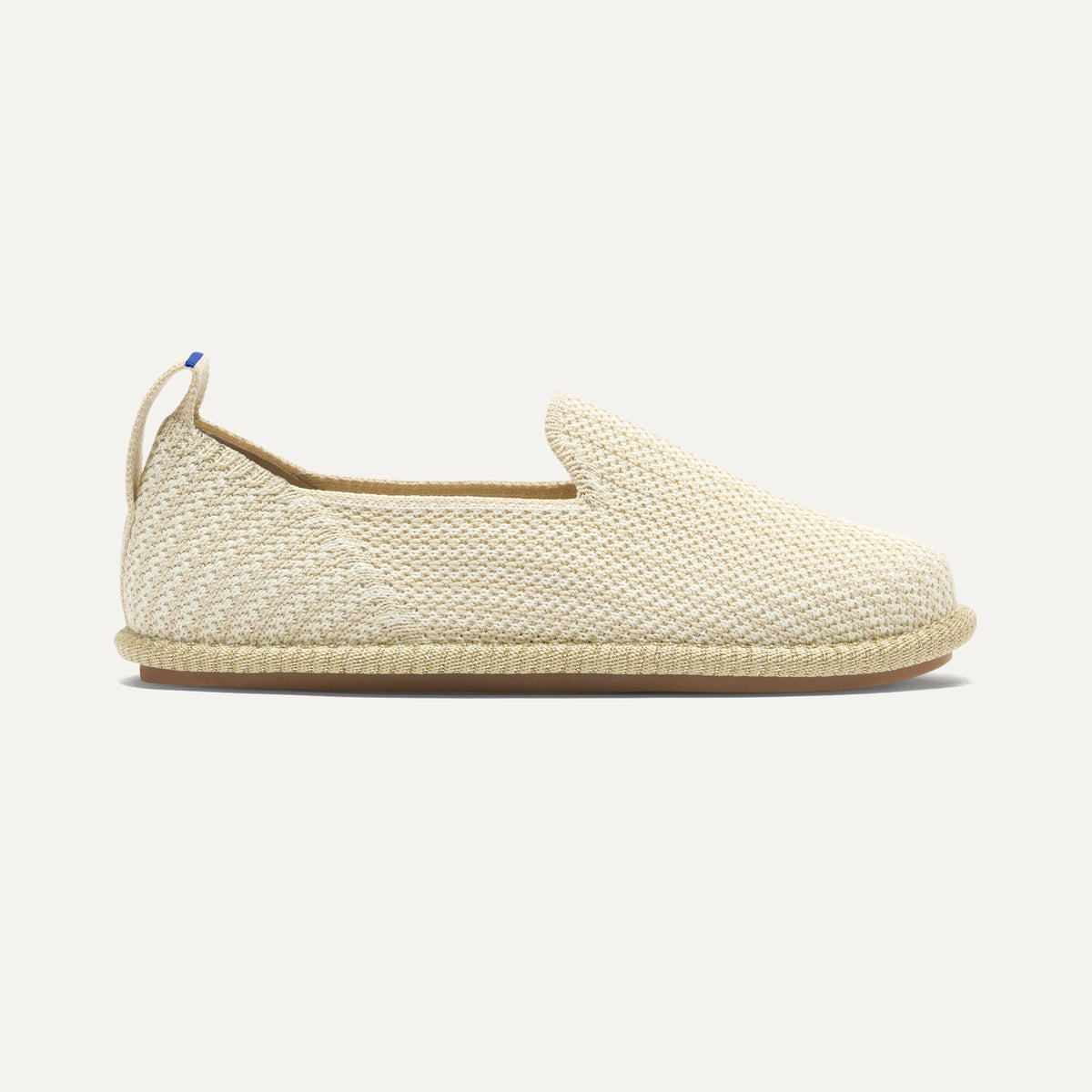 Rothys The Mini Loafer in Cream Puff Stripe