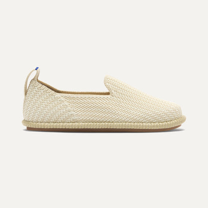 Rothys The Mini Loafer in Cream Puff Stripe