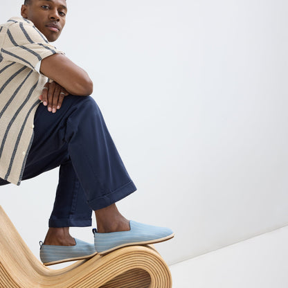 Rothys The Men's Cruiser Loafer in Tidal Stripe