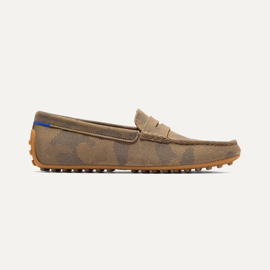 Rothys The Men's Daily Driver in Brown Camo