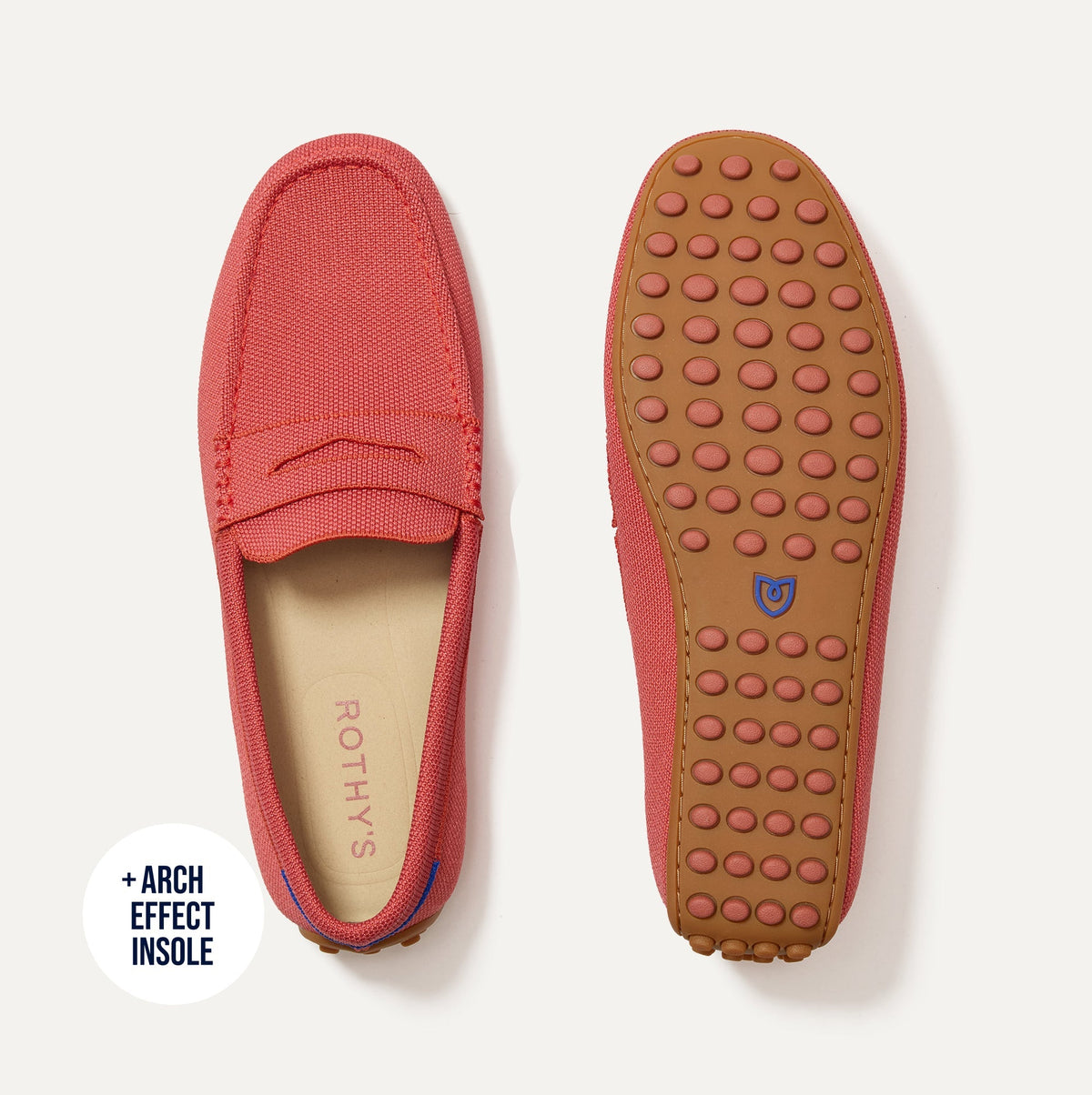 Rothys The Men's Daily Driver in Cayenne