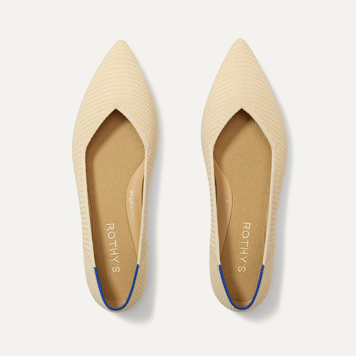Rothys The Point II in Marzipan Woven