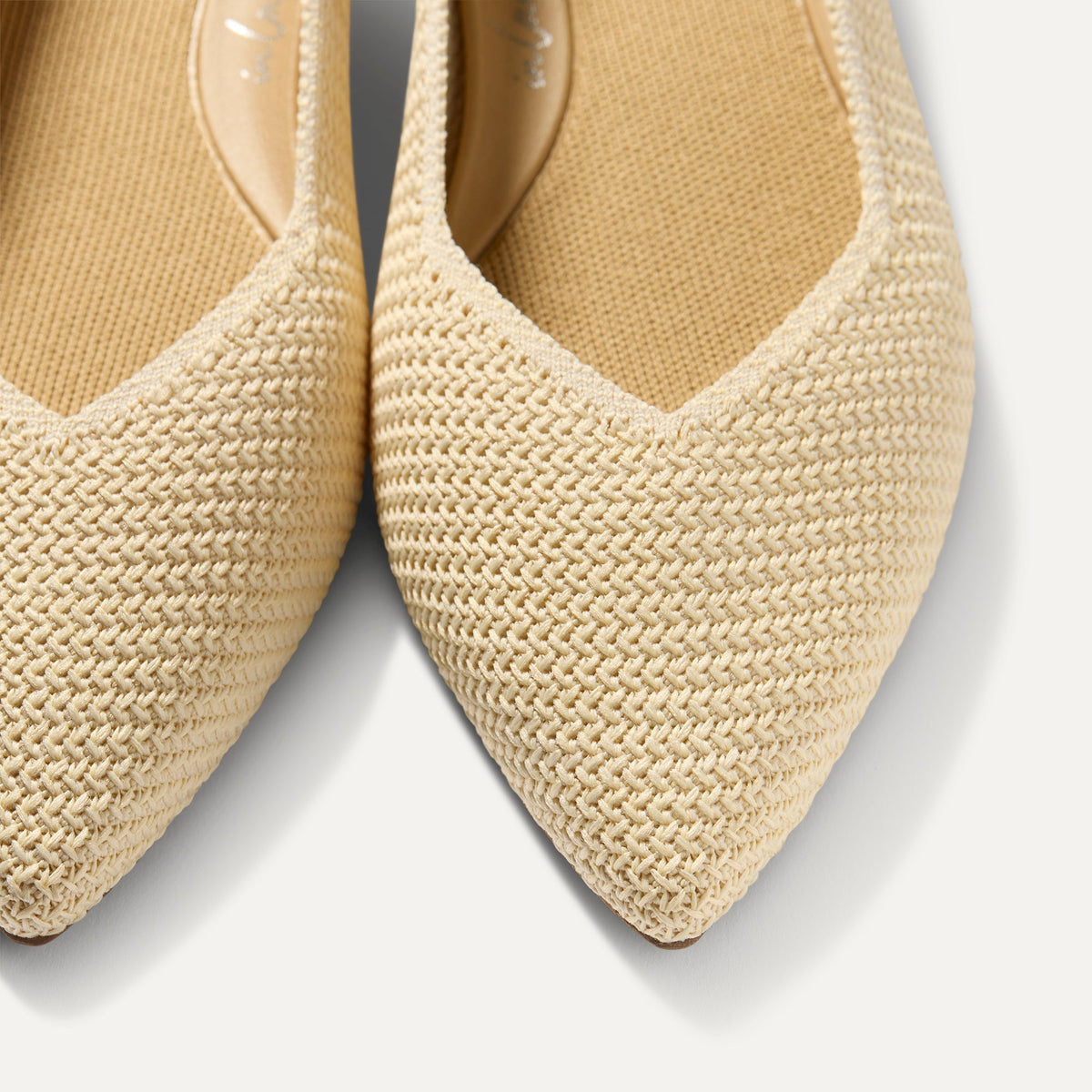 Rothys The Point II in Marzipan Woven