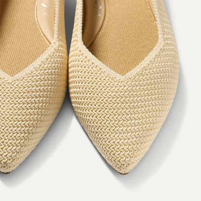 Rothys The Point II in Marzipan Woven