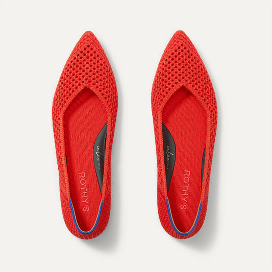 Rothys The Point II in Poppy Mesh