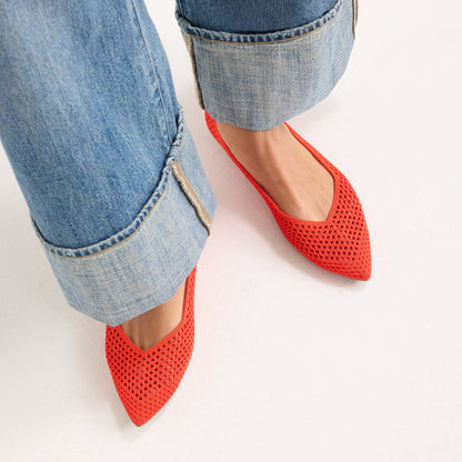 Rothys The Point II in Poppy Mesh