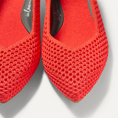 Rothys The Point II in Poppy Mesh