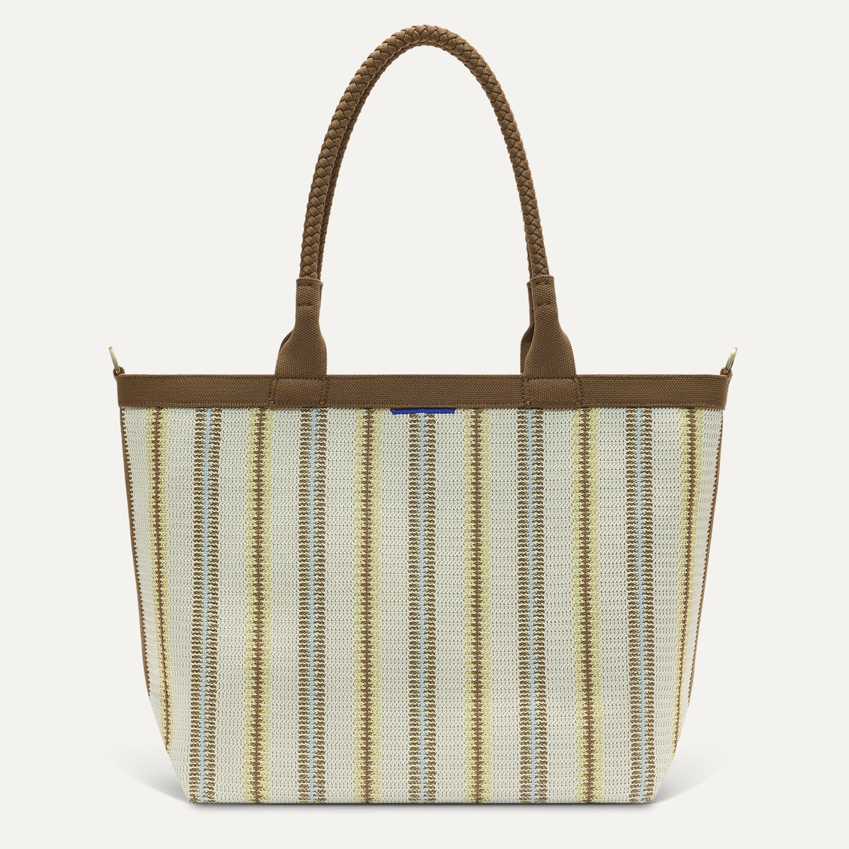Rothys The Lightweight Zipper Tote in Sunbeam Market Stripe