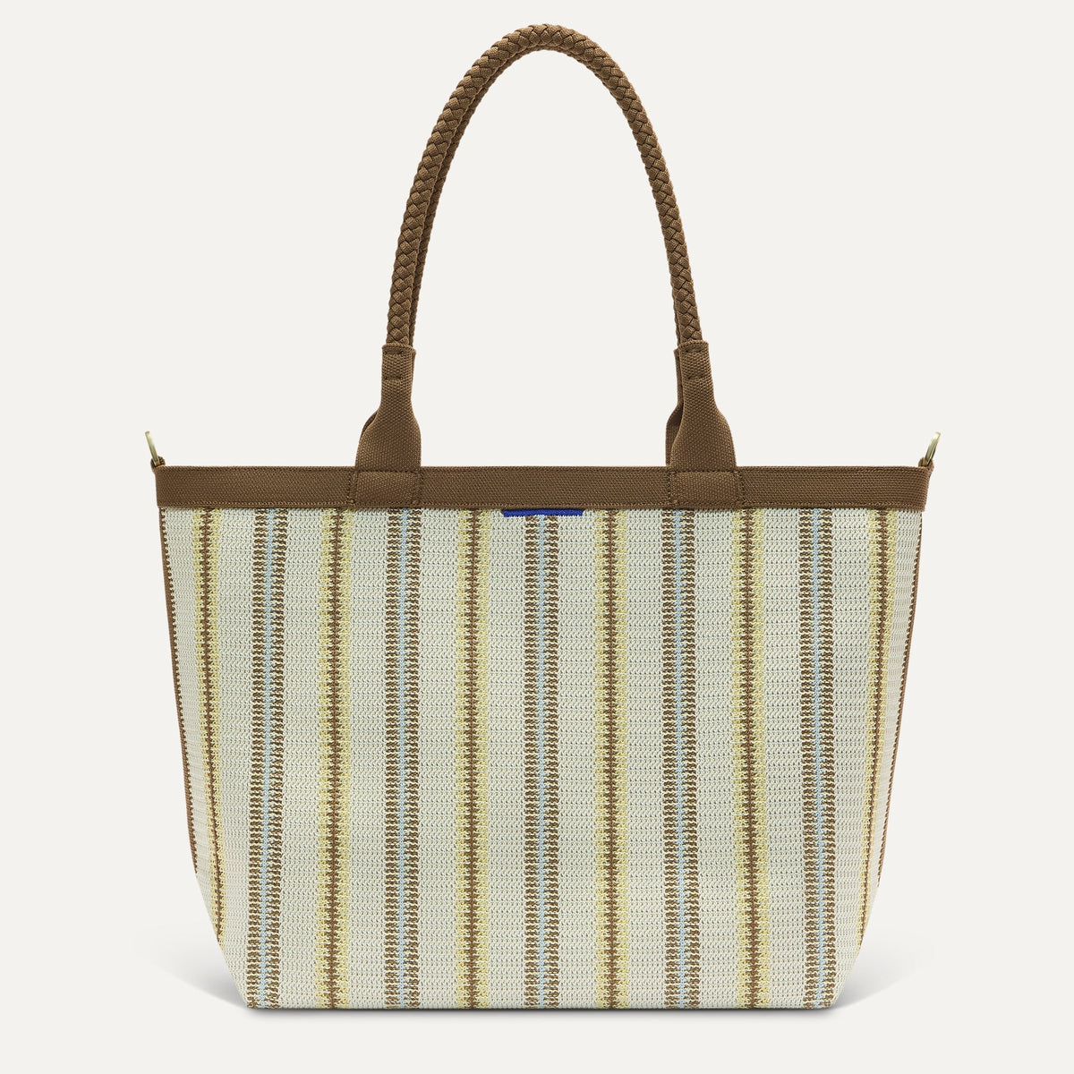 Rothys The Lightweight Zipper Tote in Sunbeam Market Stripe