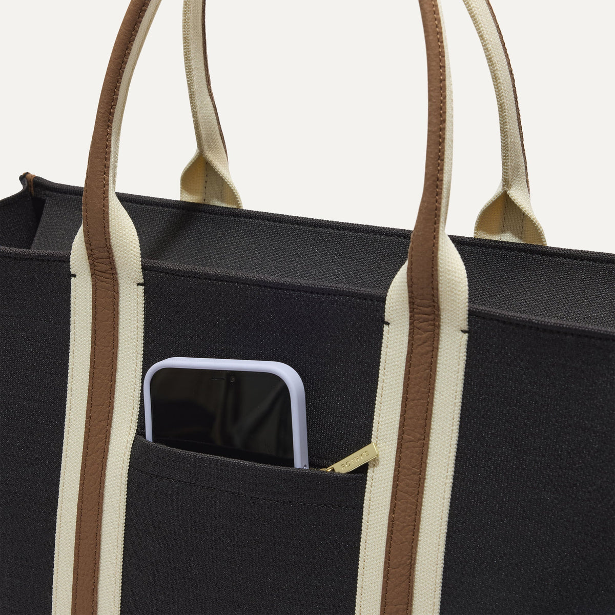 Rothys The Classic Tote in Black Coffee