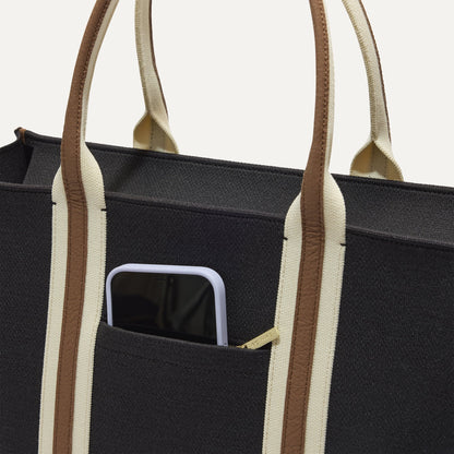 Rothys The Classic Tote in Black Coffee