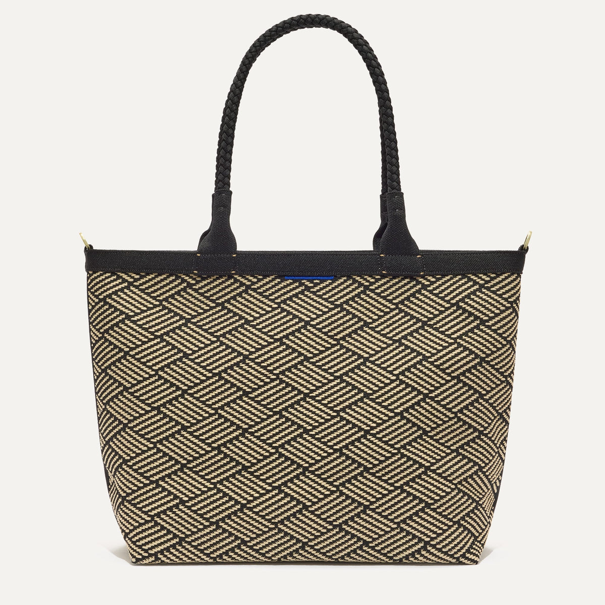 Rothys The Lightweight Zipper Tote in Polar Zig Zag
