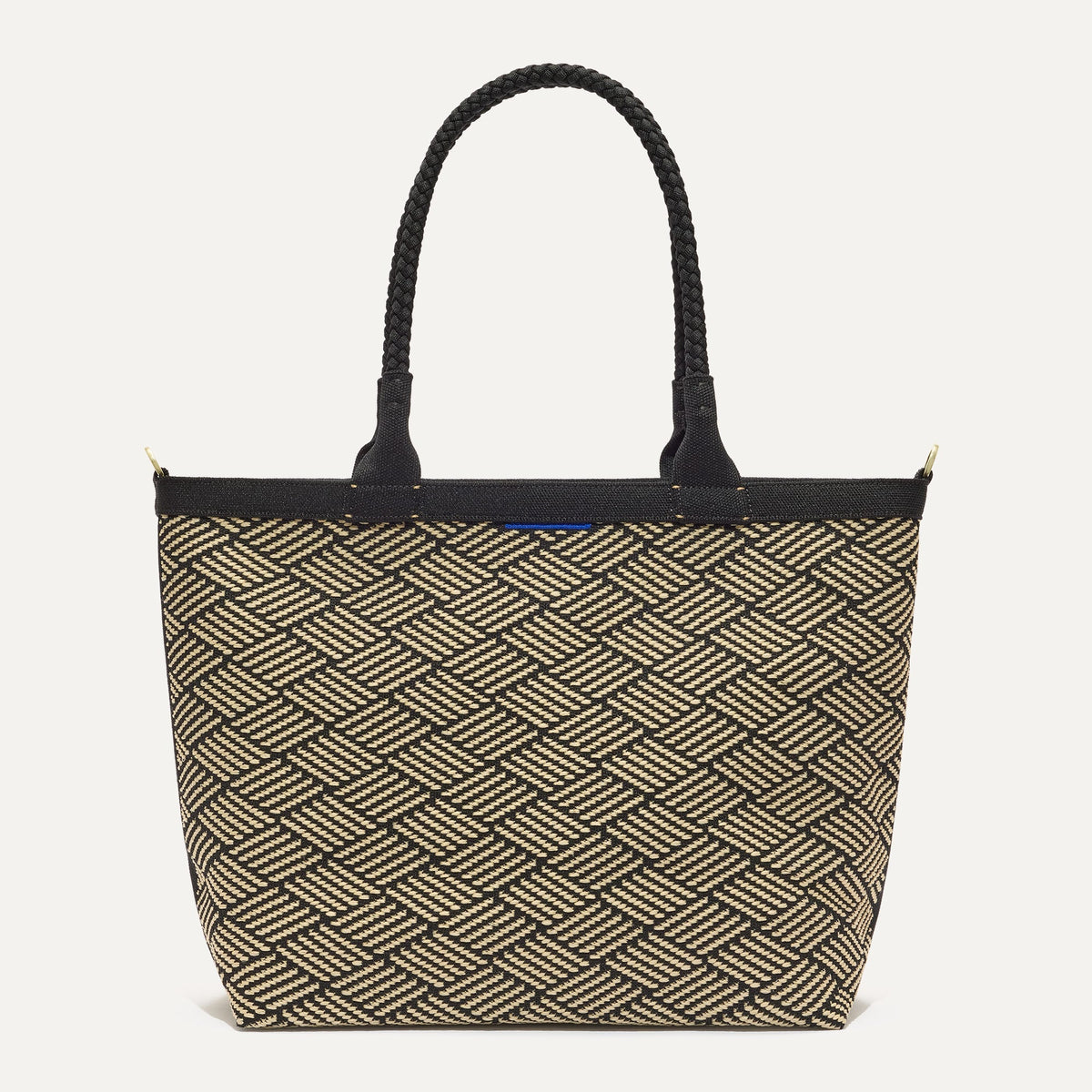 Rothys The Lightweight Zipper Tote in Polar Zig Zag