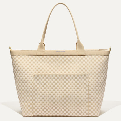 Rothys The Zip Travel Tote in Parchment Basketweave