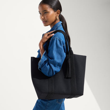 Rothys The Lightweight Tote in Black Licorice