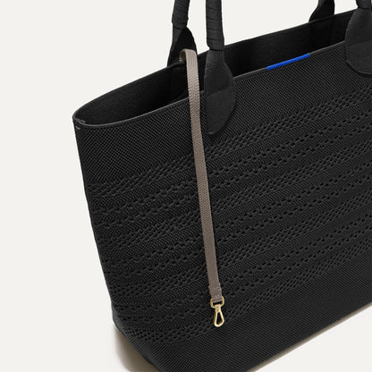 Rothys The Lightweight Tote in Black Crochet