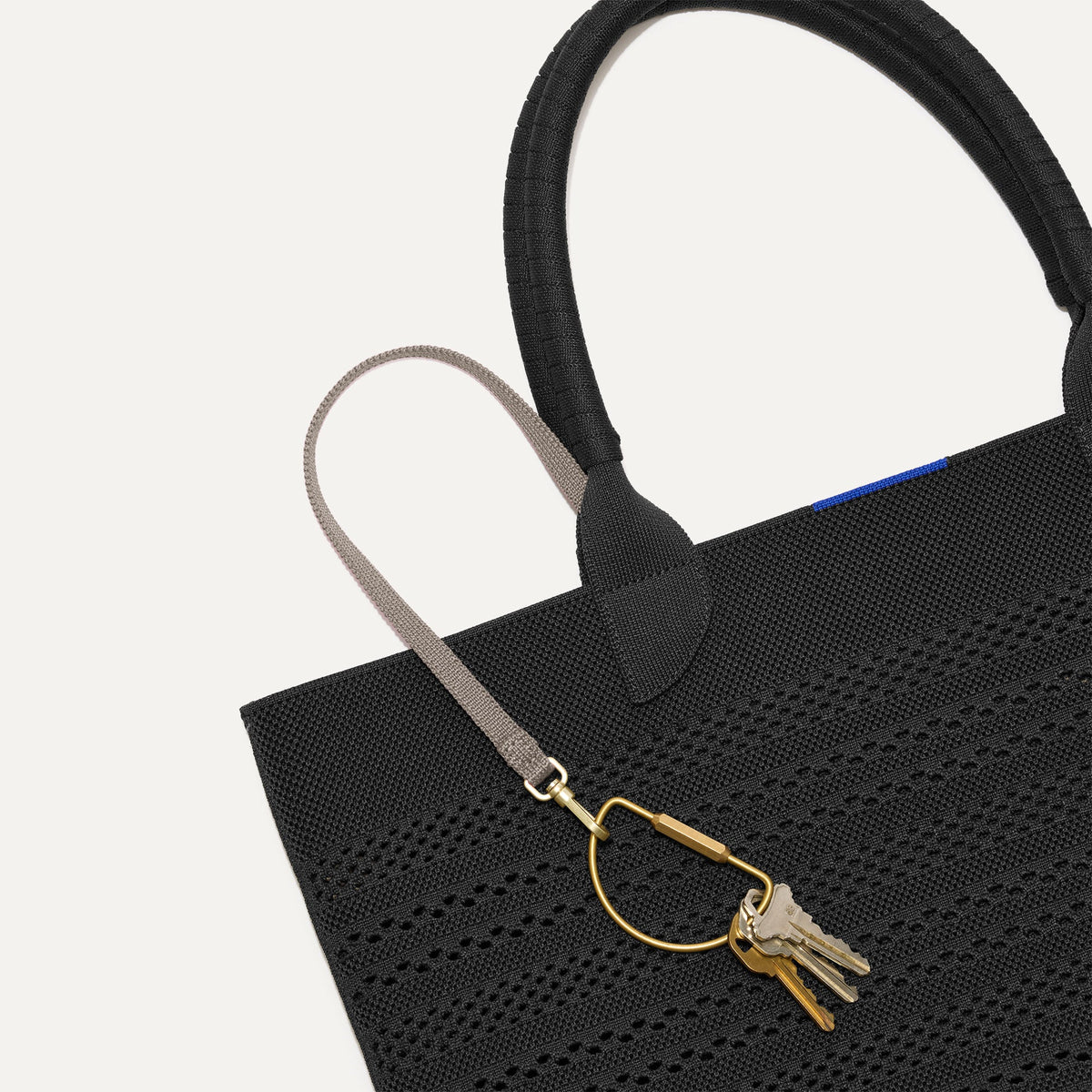 Rothys The Lightweight Tote in Black Crochet
