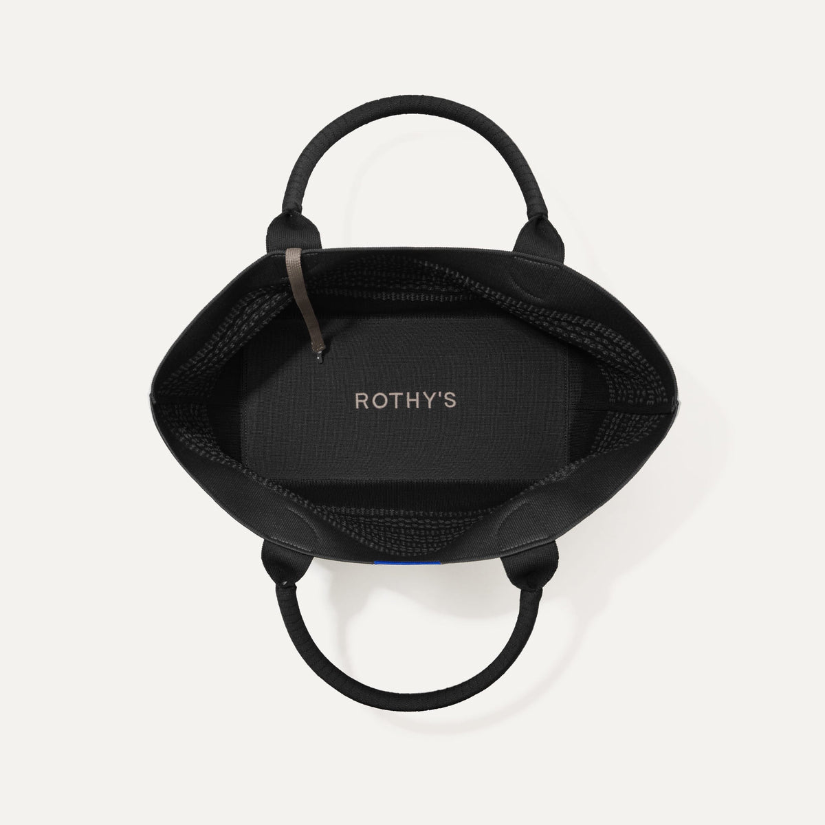 Rothys The Lightweight Tote in Black Crochet