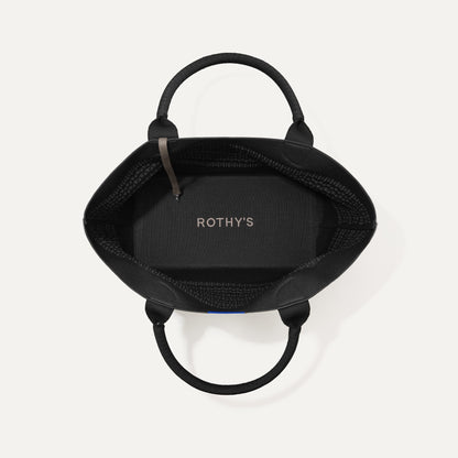 Rothys The Lightweight Tote in Black Crochet