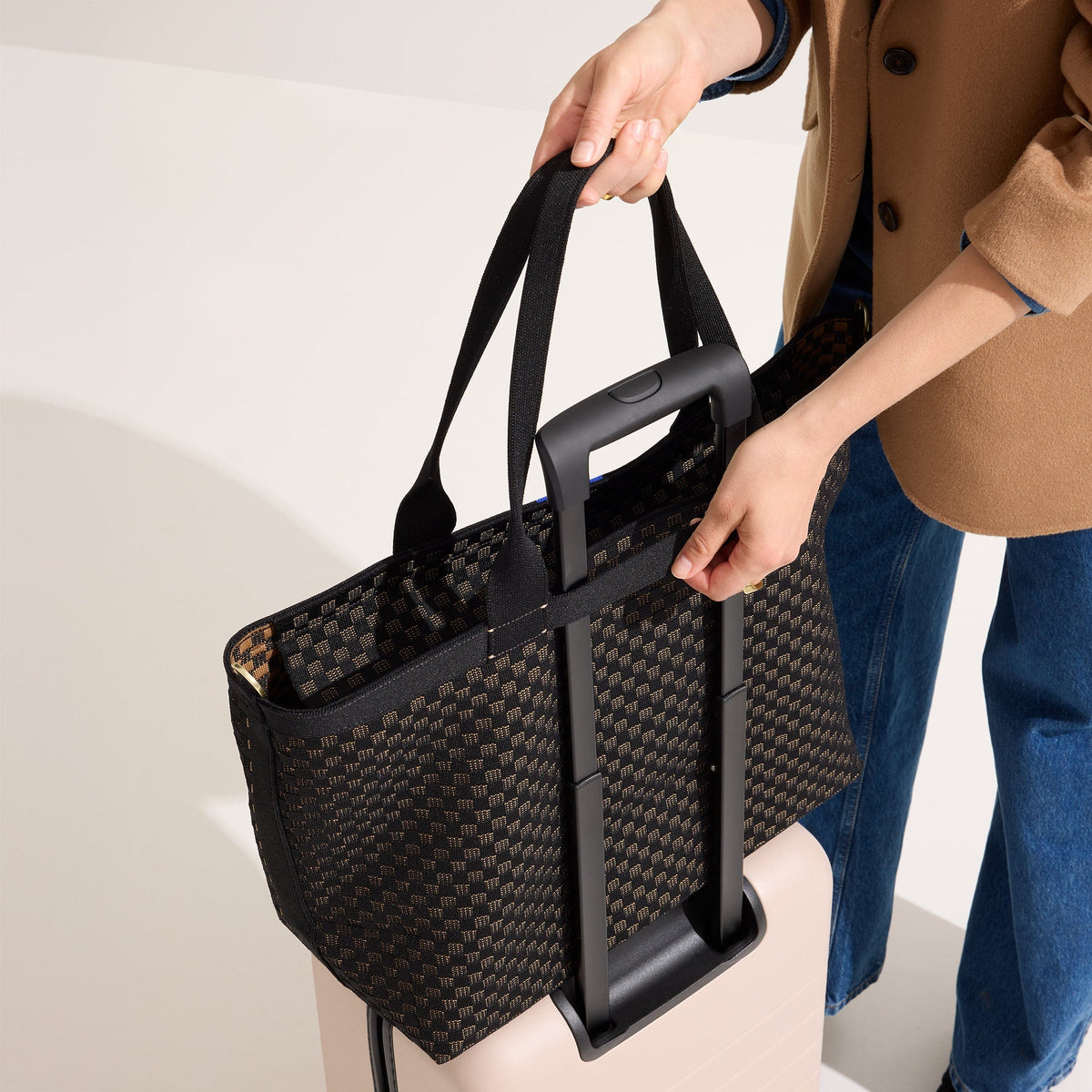 Rothys The Zip Travel Tote in Night Song