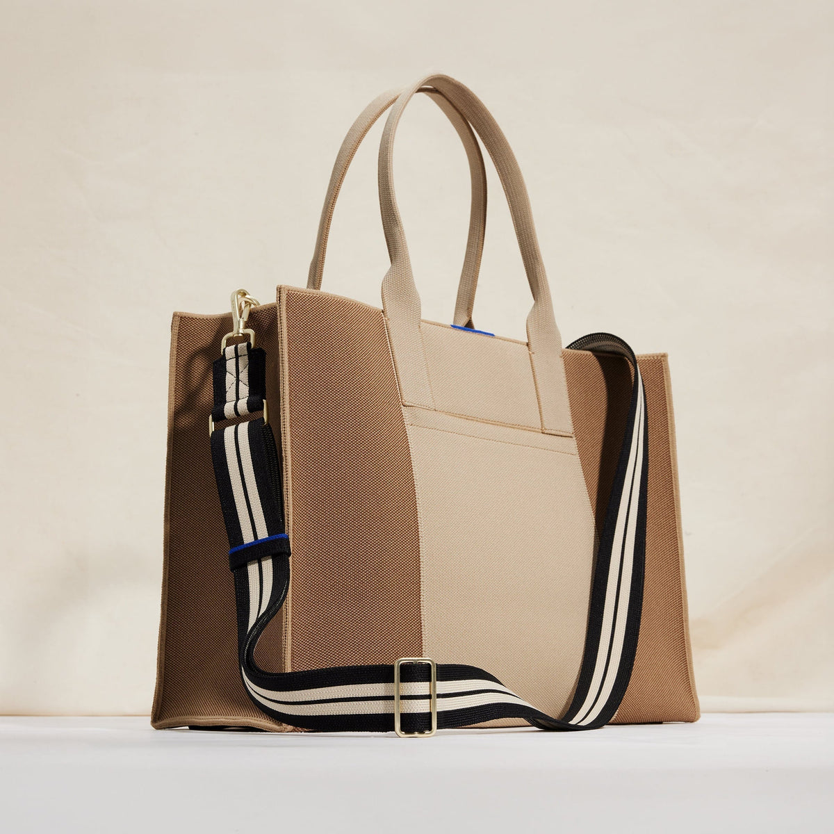 Rothys Crossbody Strap in Black and White Stripe