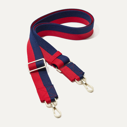 Rothys Crossbody Strap in Navy and Red