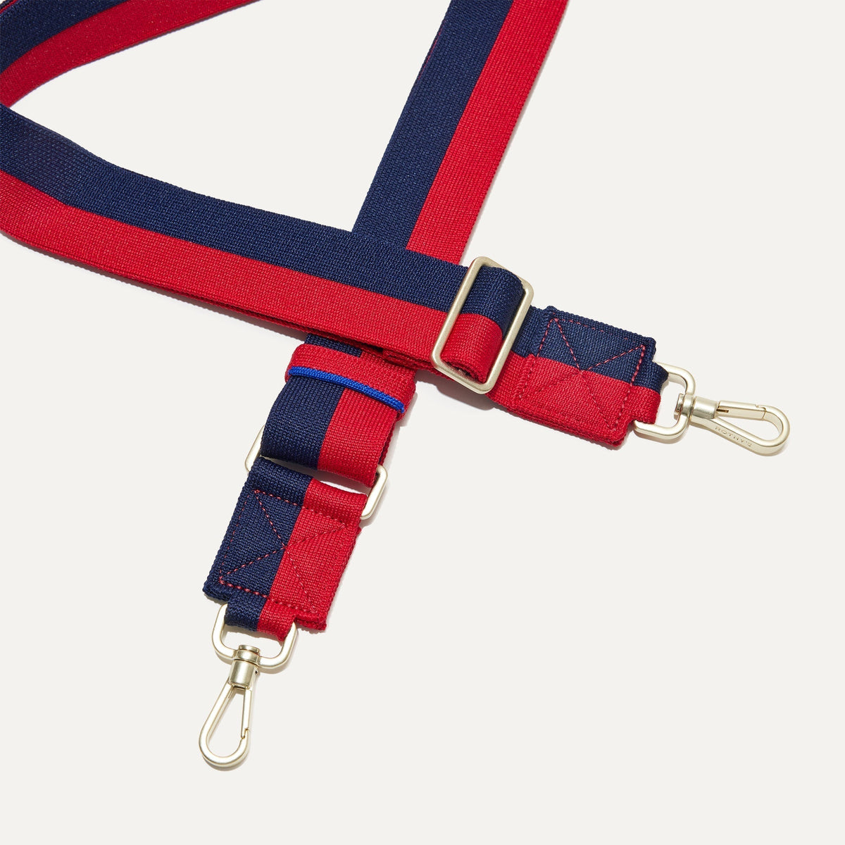 Rothys Crossbody Strap in Navy and Red