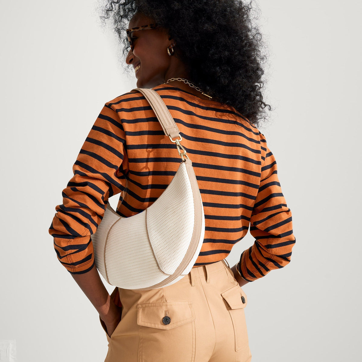 Rothys The Crescent Bag in Celestine