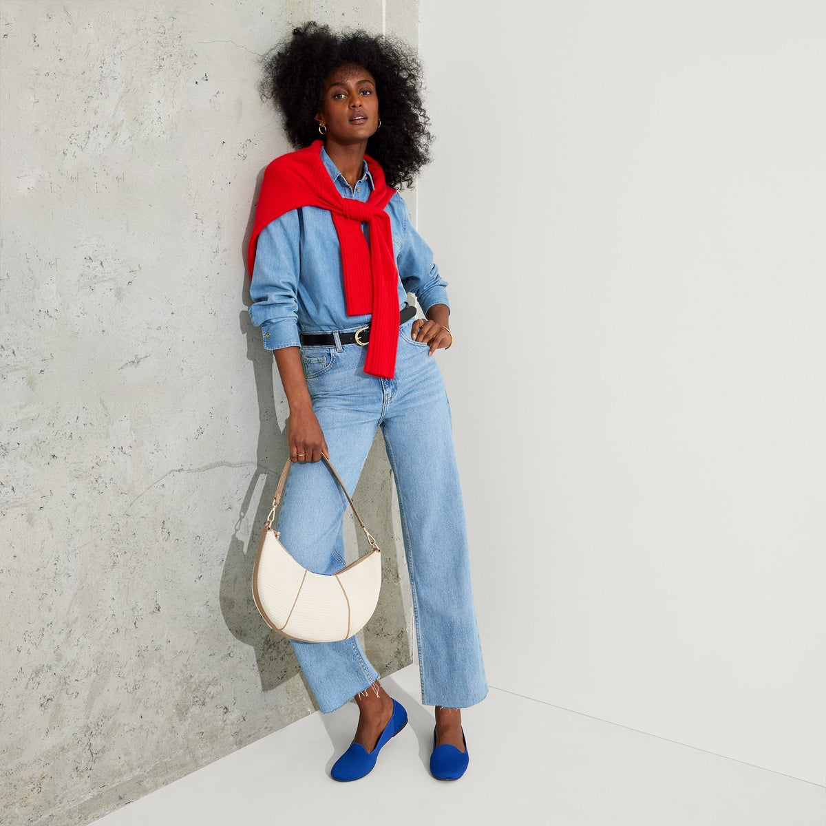 Rothys The Crescent Bag in Celestine
