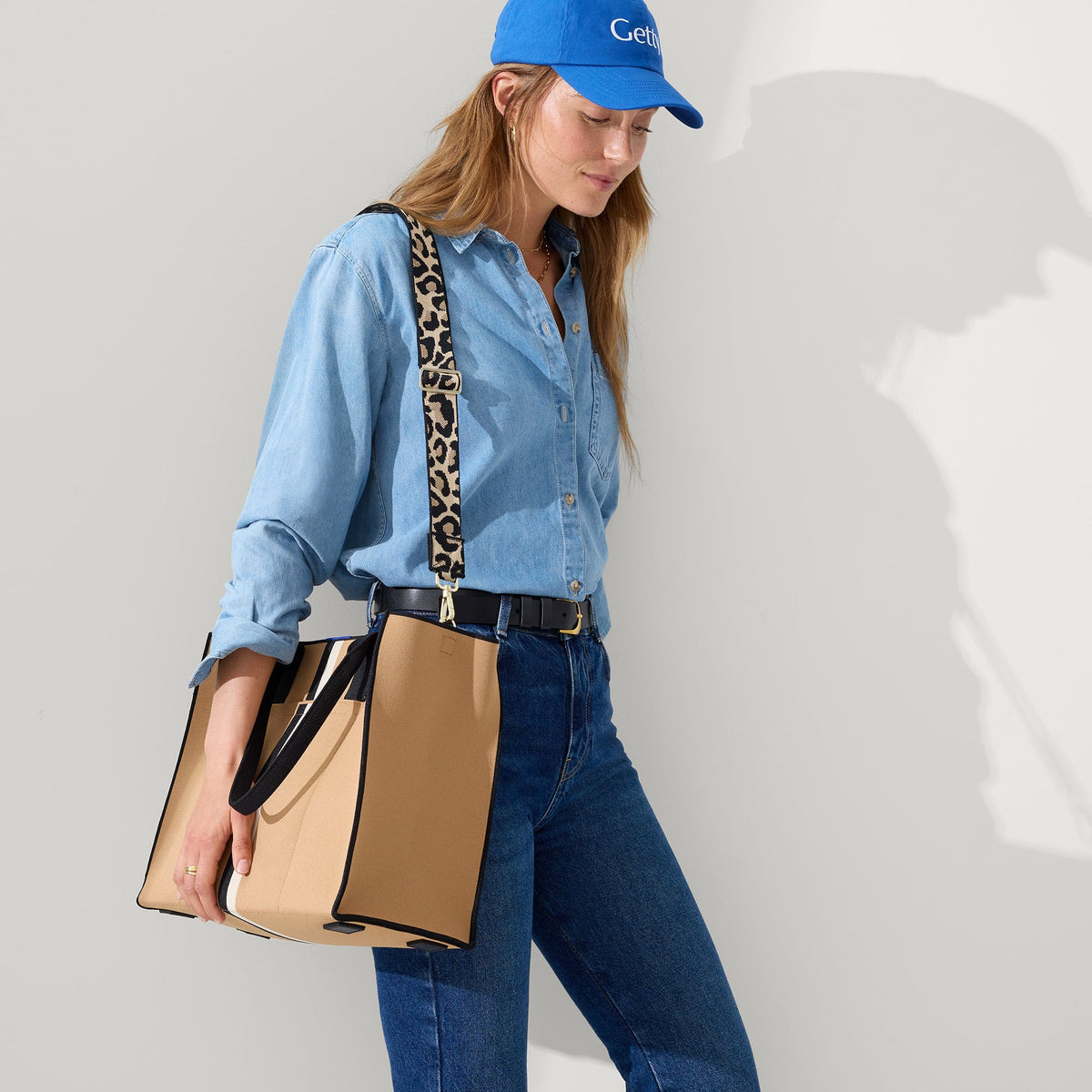 Rothys Crossbody Strap in Desert Cat