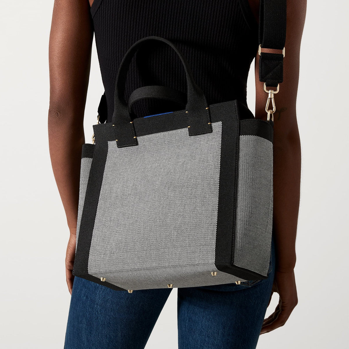 Rothys The Handbag in Grey Mist
