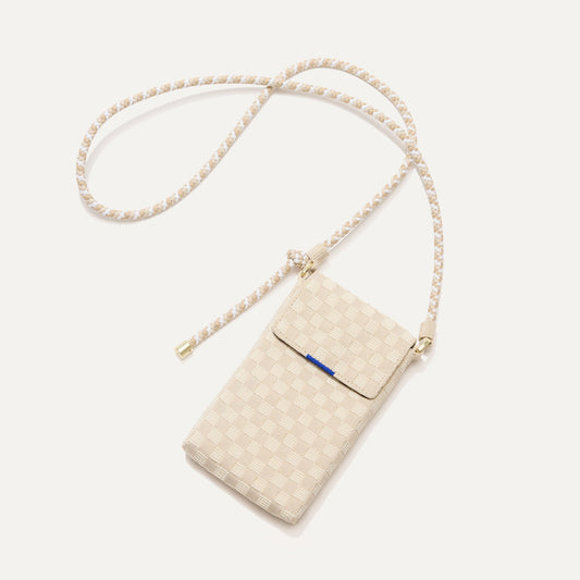 Rothys The Phone Crossbody in White Sand