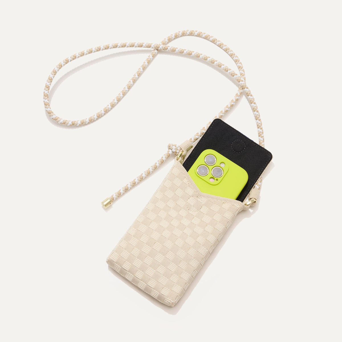 Rothys The Phone Crossbody in White Sand