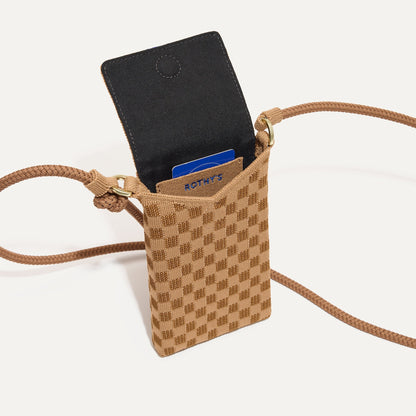 Rothys The Phone Crossbody in Hazelnut