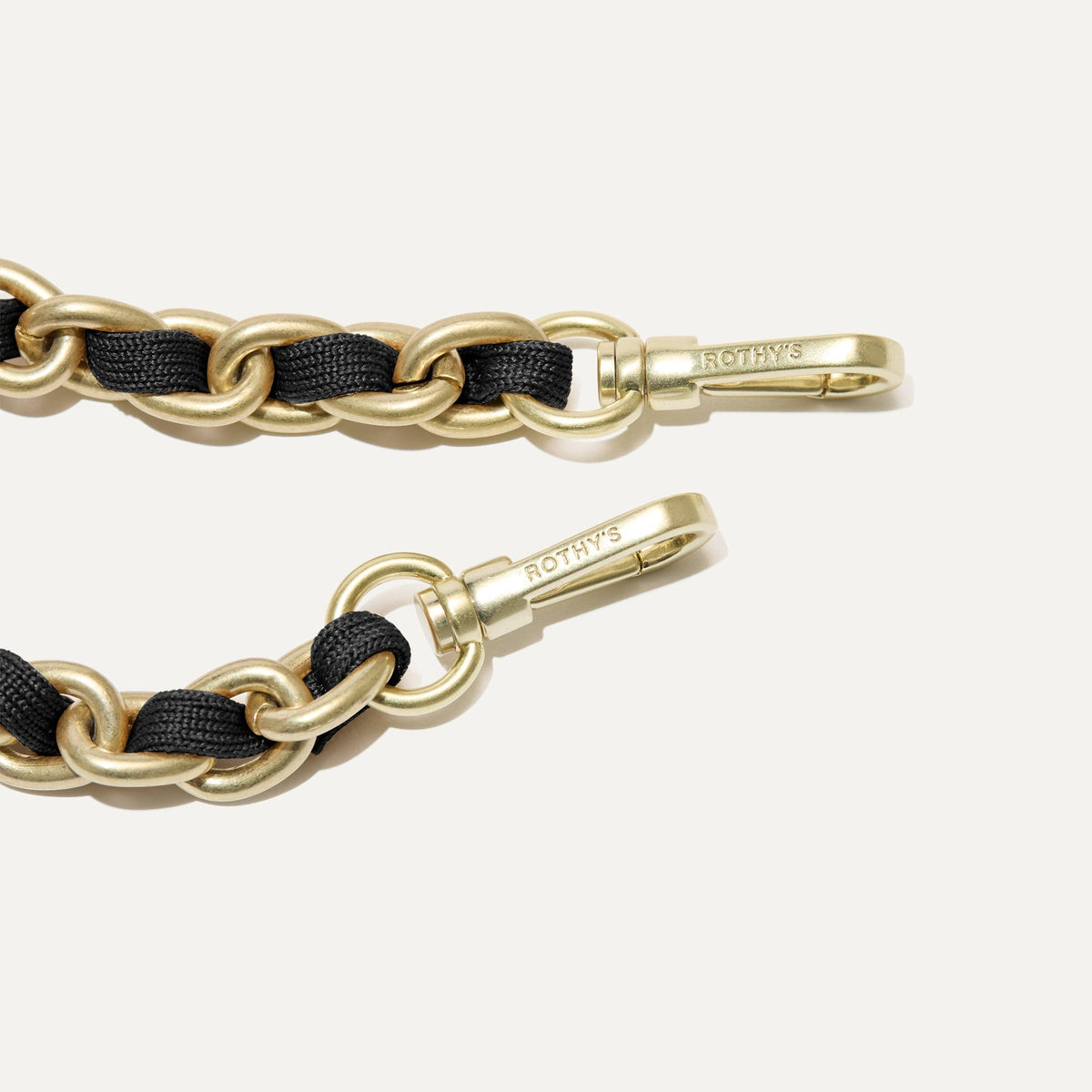 Rothys Crossbody Strap in Black Chain