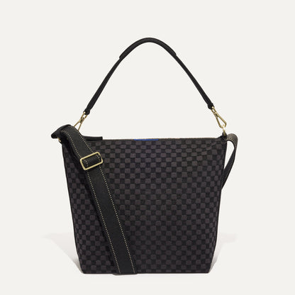 Rothys The Mini Zip Bucket in Black Sand