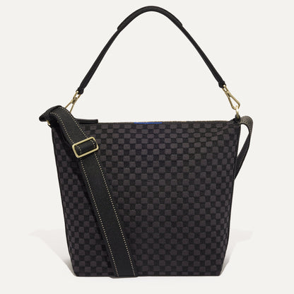 Rothys The Mini Zip Bucket in Black Sand