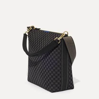 Rothys The Mini Zip Bucket in Black Sand
