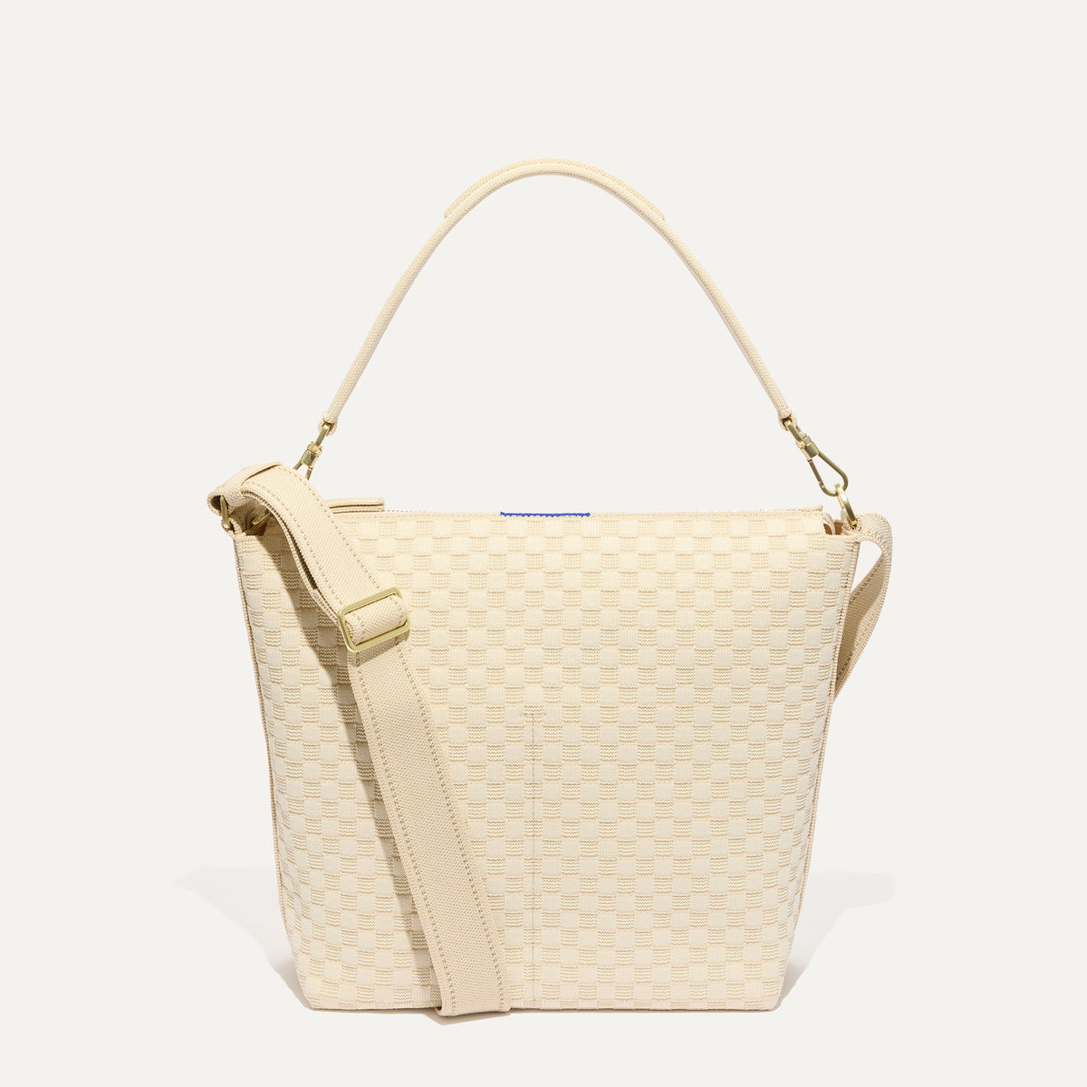 Rothys The Mini Zip Bucket in White Sand