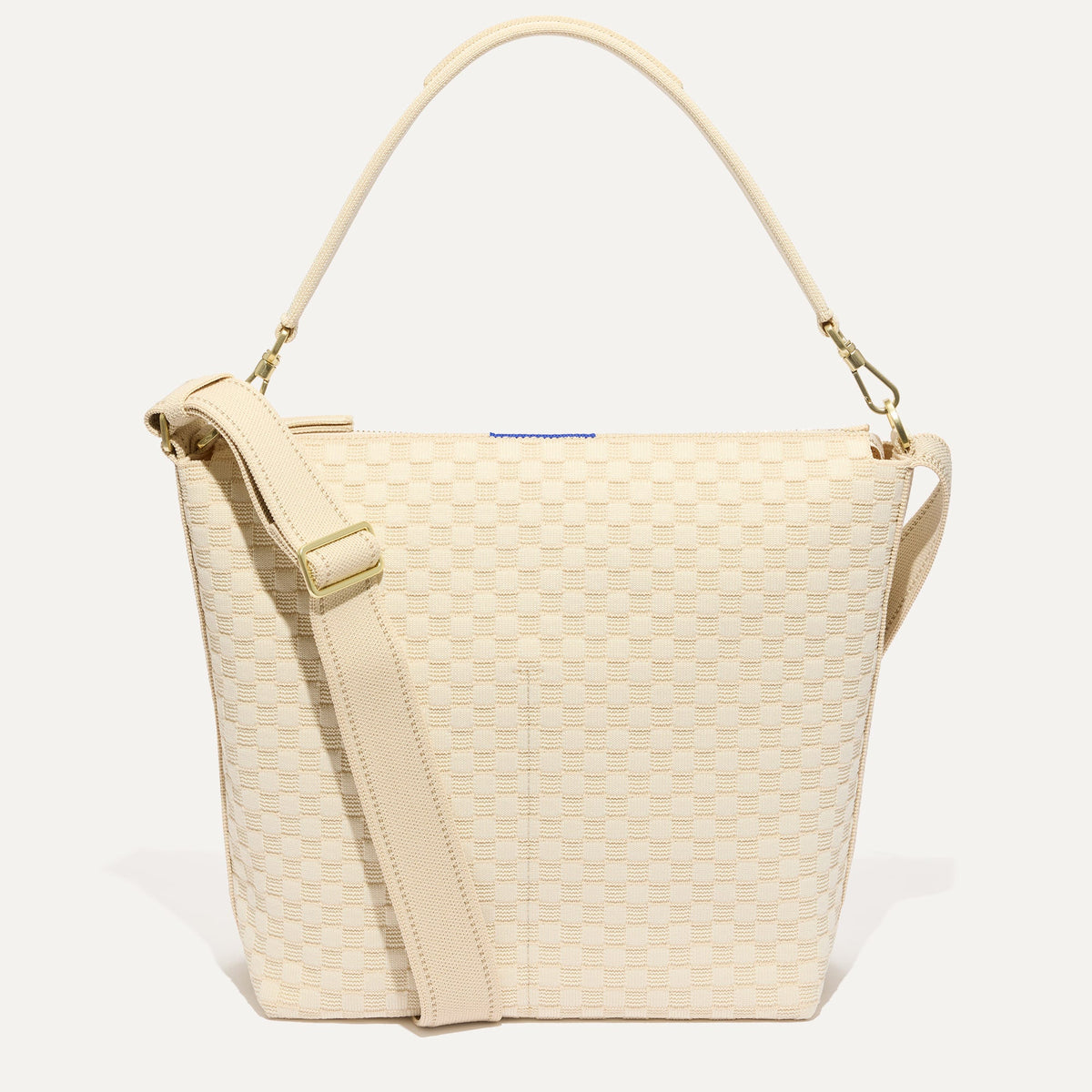 Rothys The Mini Zip Bucket in White Sand