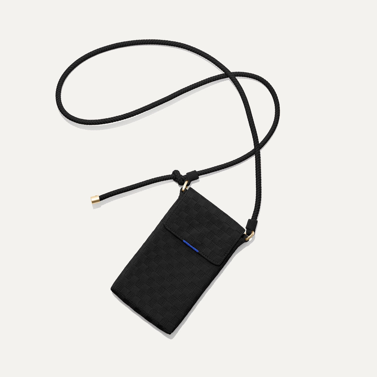 Rothys The Phone Crossbody in Black Sand