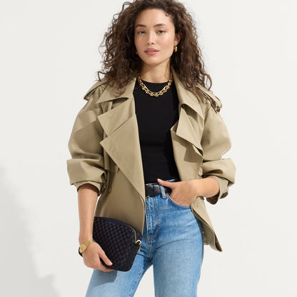 Rothys The Crossbody Camera Bag in Black Sand